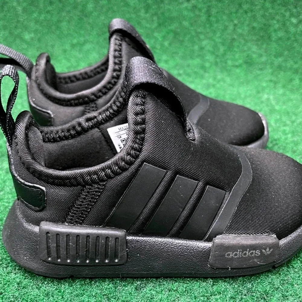 Adidas NMD 360 I Triple Black Slip On Sneakers Toddler Size 5K GX3314